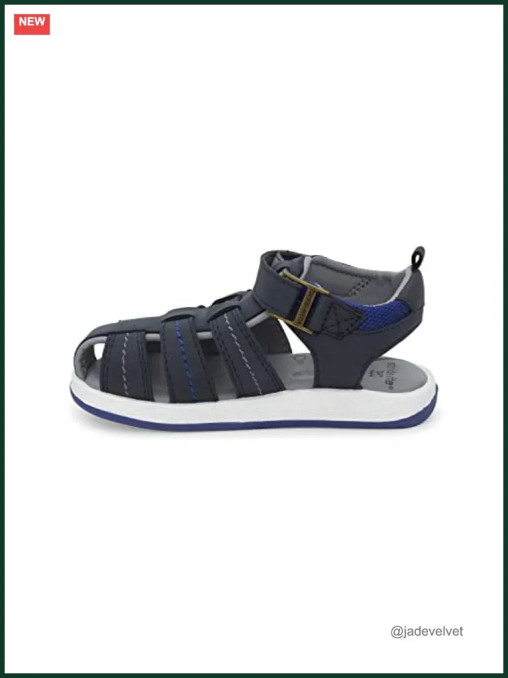 Boys Fisherman Sandals with Memory Foam Footbed
